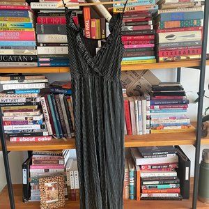 H&M Divided Disco Vibes Tank Top Jumpsuit, New with Tags, Adjustable, Size 8